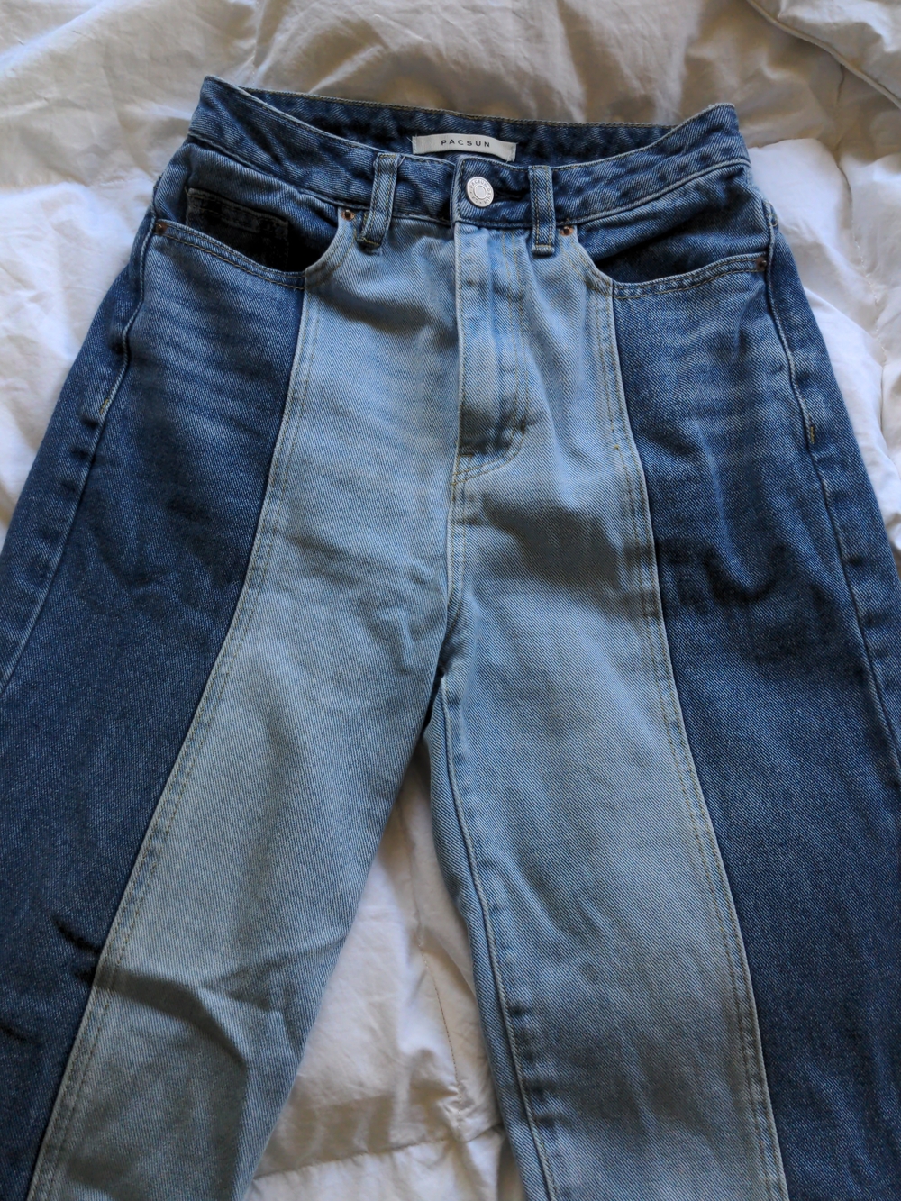 PacSun 90's Boyfriend Vintage Wash Denim Jeans - Blue